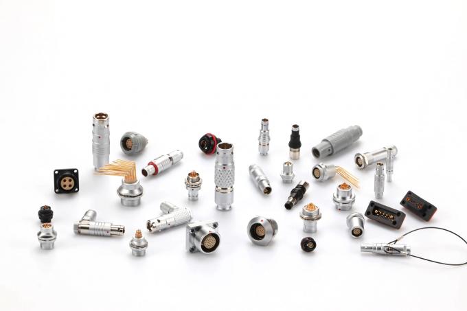 B Series Push Pull Circular Connector Multi-core Type 2~32 Core Welding Needle Core (straight Or Angled) 1