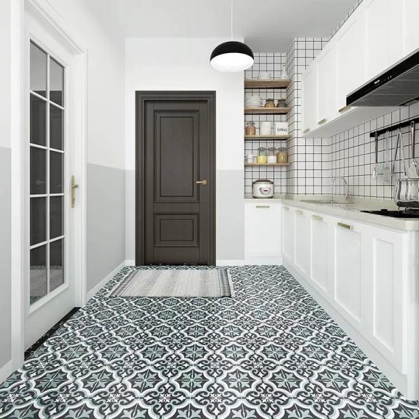 Gray 20x20cm Ceramic Rustic Tile for Indoor Walls and Floors