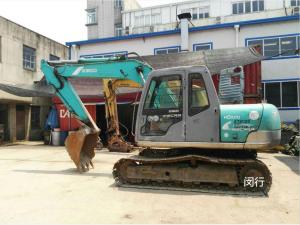 Second Hand Construction Machinery , Kobelco Sk100 Excavator 600mm Shoe Size