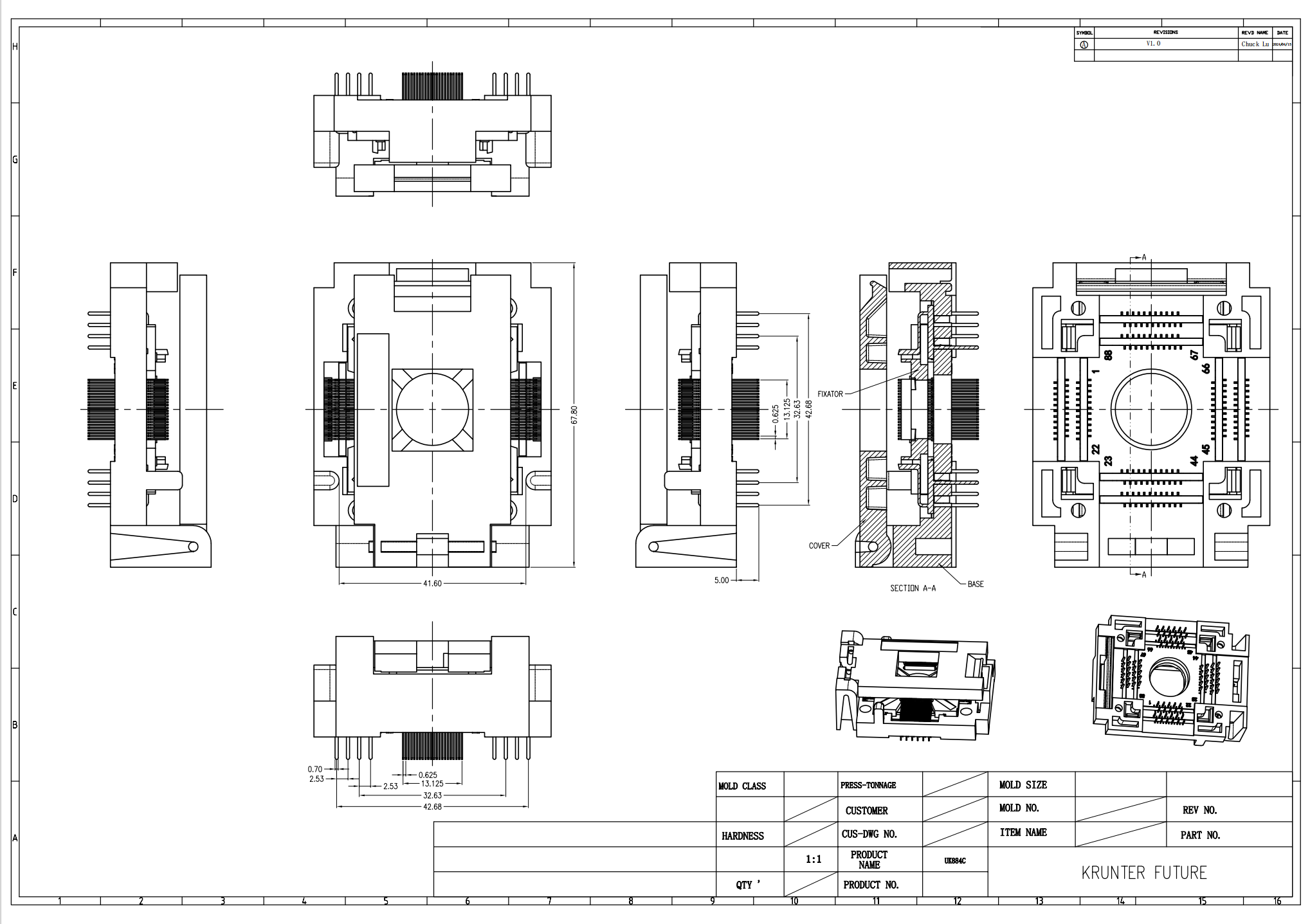 High Precision BGA Test Socket Housing Machining for Fast and Precise Testing
