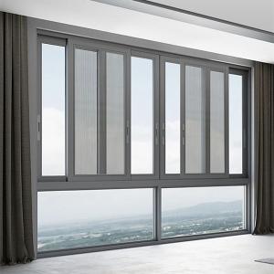 Best House Aluminium Frame Sliding Window Electrophoresis Sliding Balcony Window wholesale
