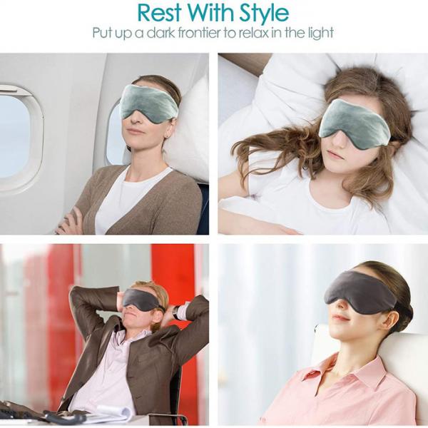 Adjustable Weighted Eye Cover For Women / Soft Breathable Cotton Eye Cover