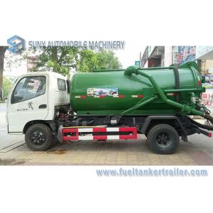 China Foton 8CBM 8000L 8M3 Vacuum Tank Truck Cummins 140hp , 4x2 Sewage Suction Truck on sale