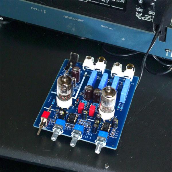 6J1 OEM ODM HIFI Audio Tube Preamplifier Board with High Low Sound Adjustment and 2.0 Channel for Home Amplifier