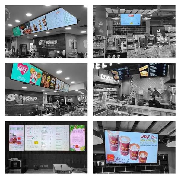 32 inch Infreaed touch screen indoor digital signage displays Wall Mounted with Windows System