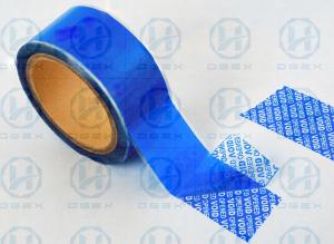 Best Anti - Tear Security Packaging Tape / Tamper Resistant Tape Protect Brand Goods wholesale