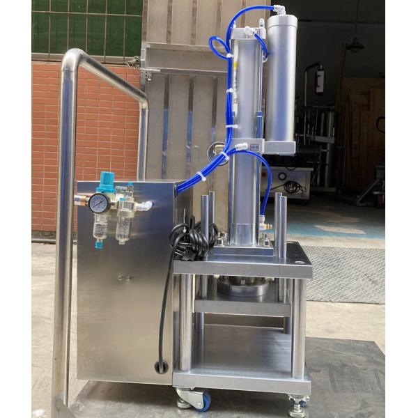 Semi-Automatic Eye Shadow Lab Scale Cosmetic Powder Pressing Machine