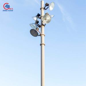 Best Hot Dipped Galvanized CCTV Camera Lamp Post Conical Security Mast wholesale