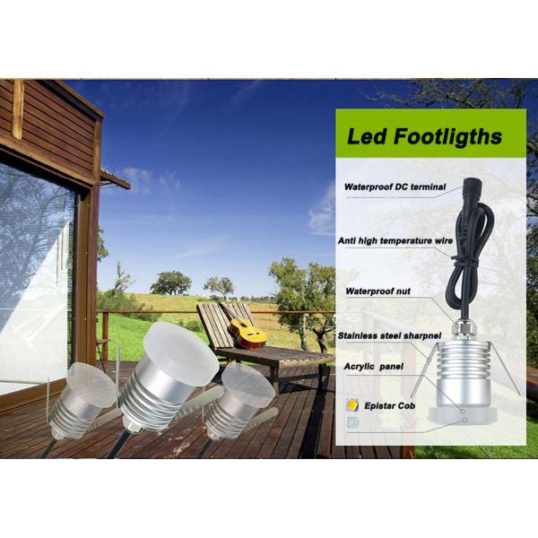 Mini Recessed Led Wall Corner Lights 12V Garden Patio Decking Lights IP67 Low Voltage Outdoor Led Landscape Lighting
