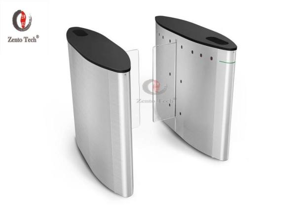 Cheap Access Control RS232 Electronic Sliding Gate Turnstile 50W for sale