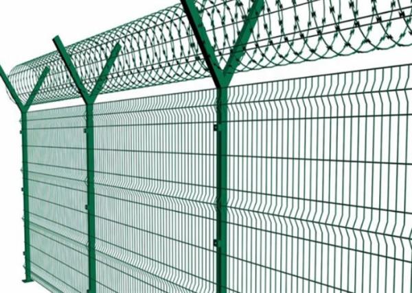 Cheap 1.23m Height Triangle Fence Panel With 3.5mm Wire Diameter And Customizable Length for sale