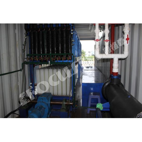 Water Cooling Direct Cooling System Containerized Ice Block Making Machine 10 ton/day