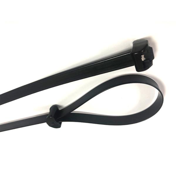 Cheap Corrosion Resistant Nylon Cable Tie Wire Management Edge Clip Zip Tie for sale