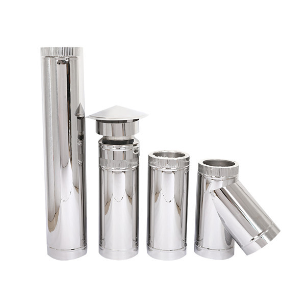 Ceramic Fibers Insulated Spigot Adaptor Stove Pipe Fittings For Stove Chimney Systems