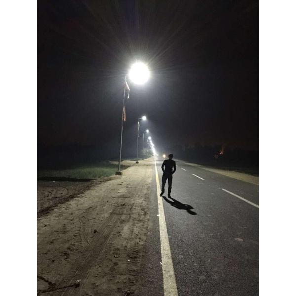 installation 3-8m height motion sensor LED solar street lights all in one with night sensor for smart road lighting