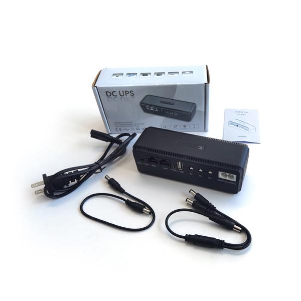 Cheap DC 12V UPS Backup Power Small Size 18w 10400mah Mini Ups Power Supply for sale