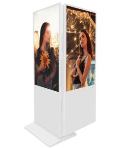 Best 43 Inch Indoor Floor Standing LCD Advertising Display 350nits Brightness wholesale
