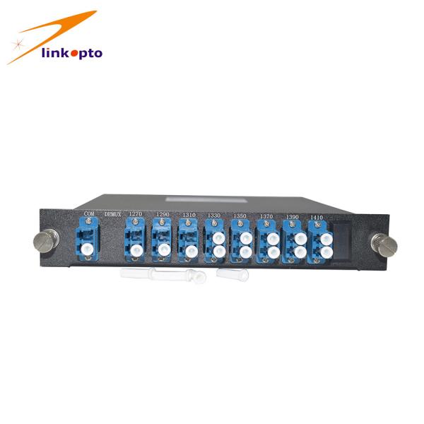 High Isolation Cwdm MUX DEMUX Multiplexer , 4 Channel Multiplexer Customized Fiber Length