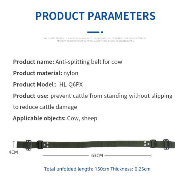 Cow Farm Equipment Cattle Using 1.5M Anti-splitting Straps for Preventing Sports Injuries