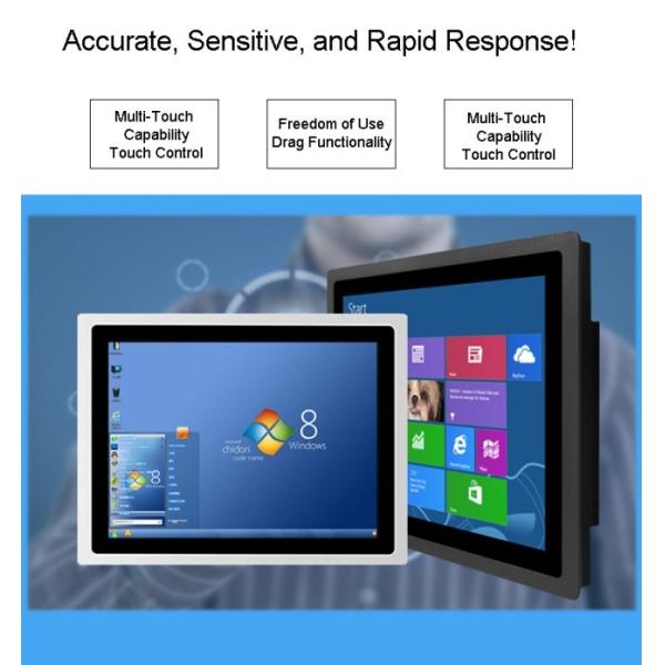 Fanless Waterproof 15 Inch Large Industrial Panel PCs Core 10th I5 All in One Pcs Embedded Multi-touch Panel Computer