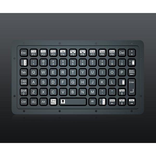 Embedded Rugged Military Silicone Rubber Keyboard 69 Keys USB Backlit Keyboard