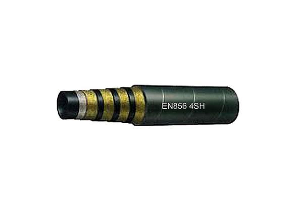 Cheap Hydraulic Rubber Stainless Steel Braided Hose EN856 4SH for sale