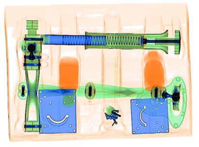 Professional Airport Baggage X Ray Machines Tunnel Size 615mm×454mm