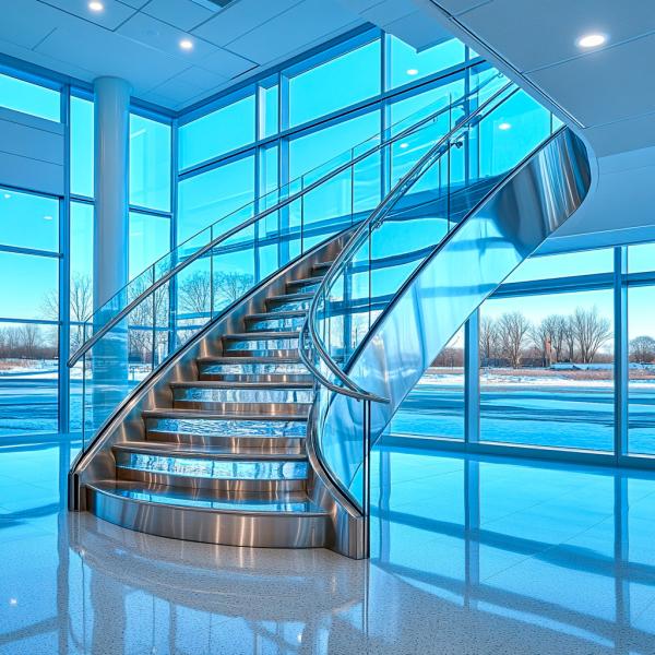 Cheap Premium Stainless Steel Handrails with PSS Finish for Glass Railing Systems for sale