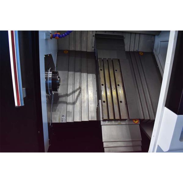 Slant Bed Metal Cnc Lathe Machine High Presion Overall 45° Bed Form And Slope