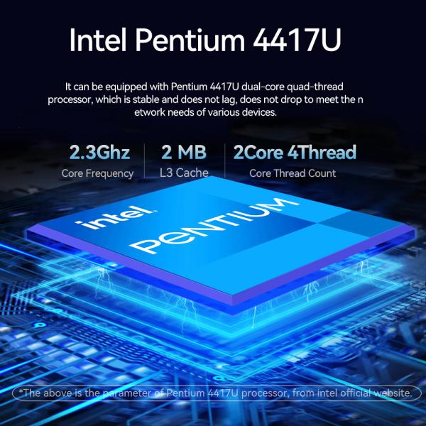 6 LAN 1U Industrial Server Costumizd Intel Pentium 4417U And Core Series