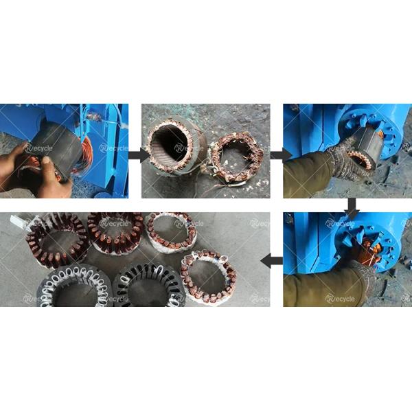 High Capacity Scrap Motor Stator Dismantling Machine for Quick Copper Coil Pulling