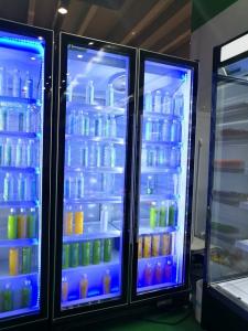 Best Double Glass Door Commercial Beverage Cooler For Soda Chilling 1000 Liters wholesale