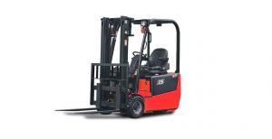 Best Three Wheel Electric Forklift Truck , 2 Ton Sit Down Battery Powered Pallet Truck wholesale