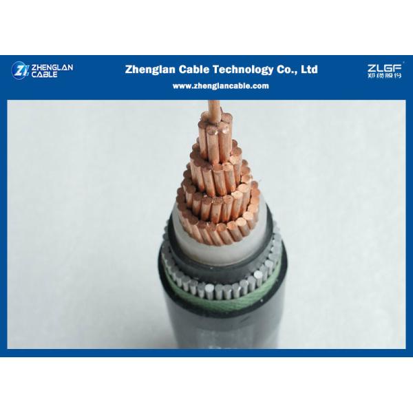 Single Core Copper Low Voltage Power Cable 600V Customized Length NYY Power Cable IEC60502-1