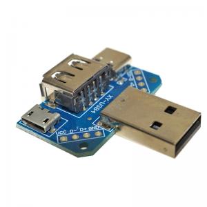 Best Multiple USB Adapter Micro USB Board Male To Female 4P Type C USB Converter wholesale