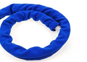 China Washable Soft Fabric CPAP Headgear Straps No Skin Irritation Blue Color on sale