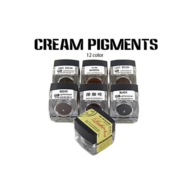 Paste Pigment For Permanent Makeup / Eyebrow Tattoo Microblading Ink