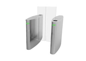 Best LED Indicator IP54 100W Half Height Sliding Turnstile SS304 wholesale