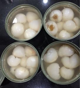 Best Whole White Canned Lychee In Syrup , Lychee Fruit Season Net Weight 567g wholesale