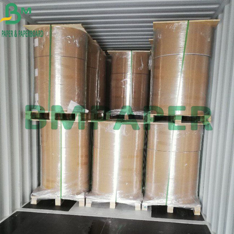 Virgin Pulp 325gsm Food Grade Kraft Paper White Coated with Brown Back