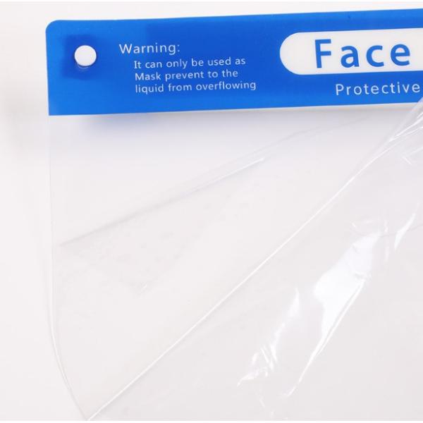 CE / PDA Protective Face Shield Reusable Disposable HD Transparent Color