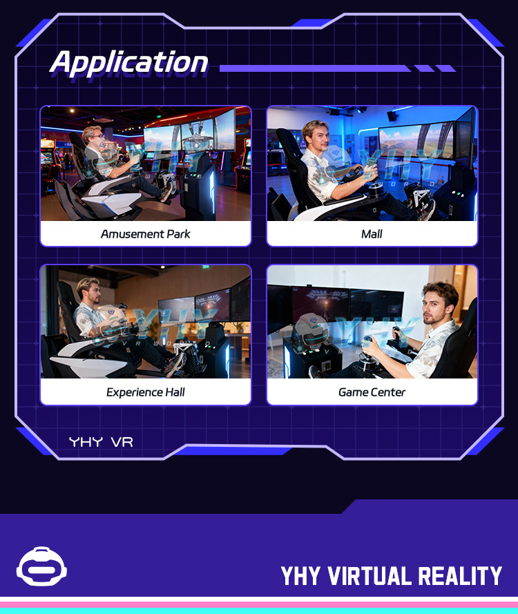 VR Simulator Aircraft Flight Virtual Reality Gaming Centre Indoor Amusement from Guangzhou