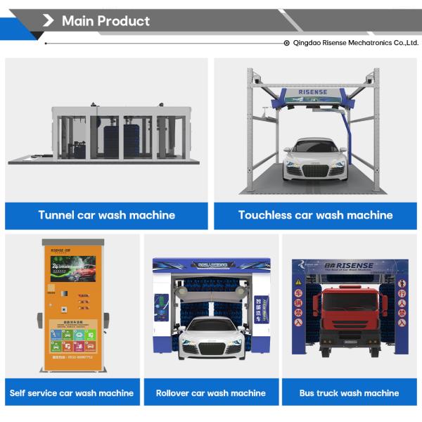 CB-750 Fully Automatic Drive-Through Bus Wash Machine/Innovative Bus Washing Machine Risense HP-360/ Touch Free Car Washer