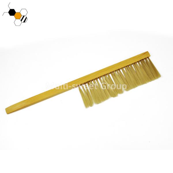 41*8cm 65g Wood Handle Double Artificial Fiber Bee Brush