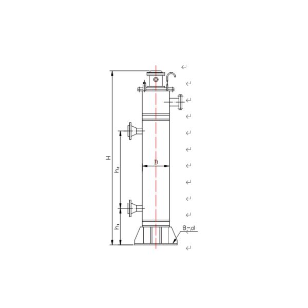 Small Size and Easy Installation Electric Heater for Compressed Gas