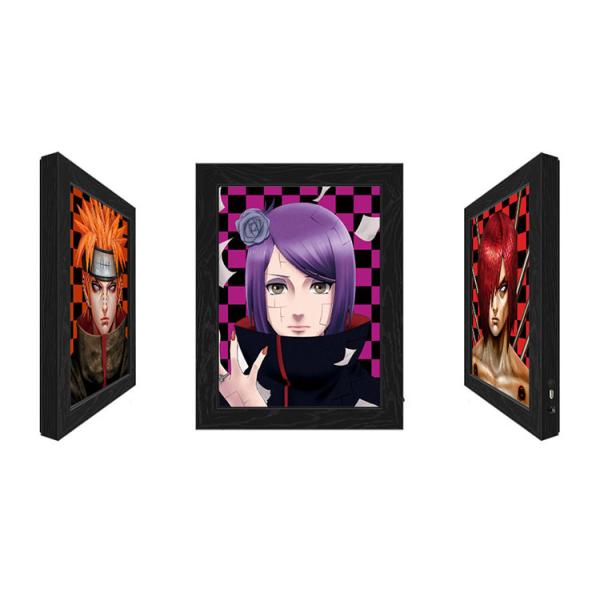 Advertising 3D Lenticular Flip Poster With LED Light Box