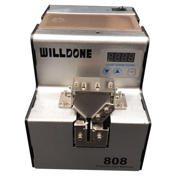 Rail Adjustable Auto Screw Feeder , Small Screw Feeder With Display