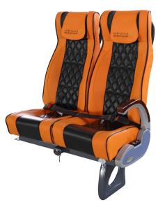 Best Orange Color Tourist Bus Seat Condition New Adjustbale Arm Rest With Headrest wholesale