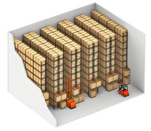 China Strong Loading Support Steel Pallet Racks , Storage Solutions Conventional Pallet Racking on sale