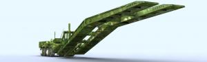 Best Emergency Deck Wheel Type Striking Bridge / Amphibious Bridge For Craters, Ditches wholesale